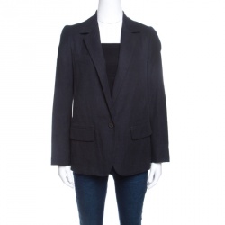 Isabel Marant Etoile Dark Grey Herringbone Weave Blazer M