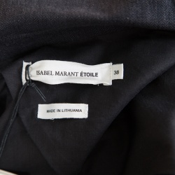 Isabel Marant Etoile Dark Grey Herringbone Weave Blazer M