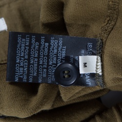Isabel Marant Etoile Khaki Green Distressed Hem Jogger Pants M