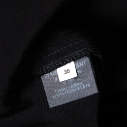 Isabel Marant Etoile Flore Black Wrap Maxi Dress M