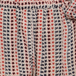 Pre Owned Isabel Marant Etoile Star Printed Silk Bow Detail Shorts M