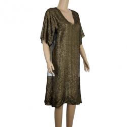 Isabel Marant Metallic Lurex Dress L