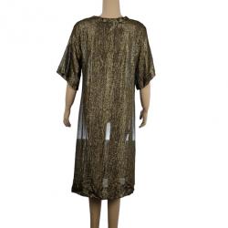 Isabel Marant Metallic Lurex Dress L