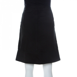 Pre Owned Isabel Marant Black Denim Mini Skirt L