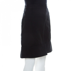 Pre Owned Isabel Marant Black Denim Mini Skirt L