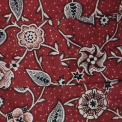 Pre Owned Isabel Marant Etoile Brick Red Paisley Print Linen One Shoulder Ruffle Mini Teller Dress S
