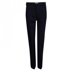  Isabel Marant Etoile Navy Blue Cotton Bootcut Molly Trousers S