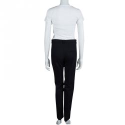  Isabel Marant Etoile Navy Blue Cotton Bootcut Molly Trousers S