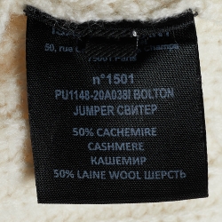Isabel Marant Ecru Cashmere Wool Bolton Jumper S