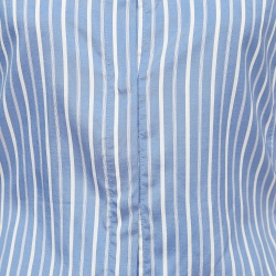 Isabel Marant Blue Striped Silk Enza Sleeveless Shirt S