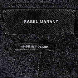 Pre Owned Isabel Marant Black Wool Asymmetric Jacket S