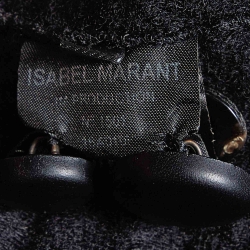 Pre Owned Isabel Marant Black Wool Asymmetric Jacket S