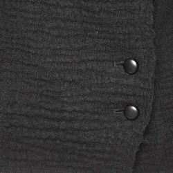 Pre Owned Isabel Marant Black Wool Asymmetric Jacket S