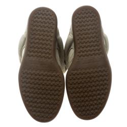 Pre Owned Isabel Marant Beige Suede Bekett Wedge Sneakers Size 37