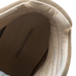 Pre Owned Isabel Marant Khaki Suede Bekett Wedge Sneakers Size 40