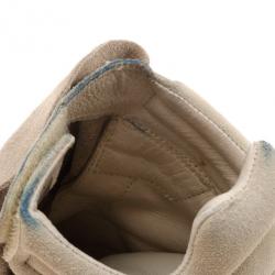 Pre Owned Isabel Marant Grey Bekett Wedge Sneakers Size 36