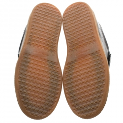 Pre Owned Isabel Marant Black Leather And Suede Beth Velcro Sneakers Size 41