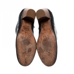 Pre Owned Isabel Marant Black Leather Dicker Ankle Boots Size 40