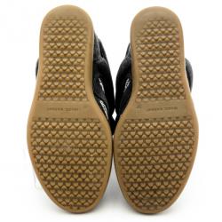 Pre Owned Isabel Marant Black Bekett Wedge Sneakers Size 37