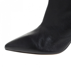 Pre Owned Isabel Marant Black Leather Lileas Pointed Toe Boots Size 38