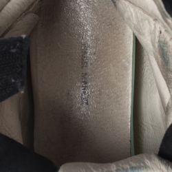 Pre Owned Isabel Marant Black Suede And Leather Trim Bekett Wedge Sneakers Size 37