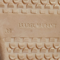 Pre Owned Isabel Marant Black Suede and Leather Bekett Wedge Sneakers Size 39