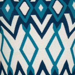 Issa Multicolor Knit Diamond Pattern Sleeveless Fit and Flare Dress S