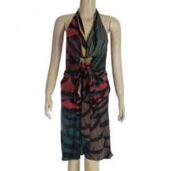 مملوكة مسبقًا Issa London Abstract Halterneck Dress M