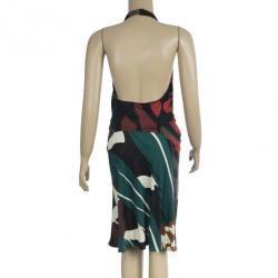 مملوكة مسبقًا Issa London Abstract Halterneck Dress M