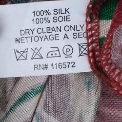 Pre Owned Issa Multicolor Tie-front Maxi Dress