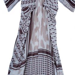 Issa Keffiyeh Print Maxi Dress S