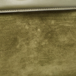 J.W.Anderson Dark Green Suede and Leather Large Pierce Shoulder Bag