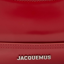 مملوكة مسبقًا Jacquemus Red Leather Le Bisou Ceinture Shoulder Bag