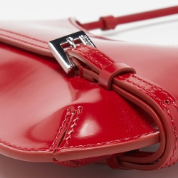 مملوكة مسبقًا Jacquemus Red Leather Le Bisou Ceinture Shoulder Bag