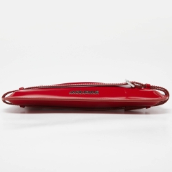 مملوكة مسبقًا Jacquemus Red Leather Le Bisou Ceinture Shoulder Bag