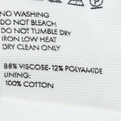Jacquemus White Lannee 97 Poplin Asymmetric Mini Dress S