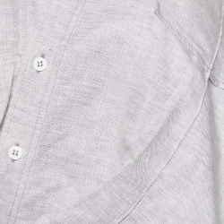 Pre Owned Jacquemus L'Annee 97 Pale Purple Cotton & Linen Crop Top M