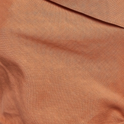 مملوكة مسبقًا Jacquemus La Robe Saudade Orange Hemp Blend Asymmetrical Mini Dress S