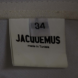 Jacquemus L'amour D'un Gitan Cream Cady Ruffled Top S