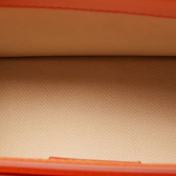 Pre Owned Jacquemus Orange Leather Grand Le Chiquito Top Handle Bag