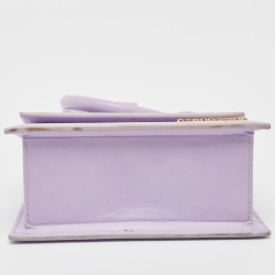 Pre Owned Jacquemus Lilac Leather Le Chiquito Noeud Top Handle Bag
