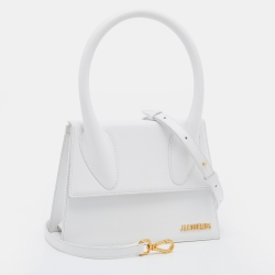 Pre Owned حقيبة جاكويموس غراند لو شيكيتو جلد وردي ب يد علوية