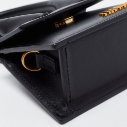 Pre Owned Jacquemus Black Leather Le Chiquito Mini Bag