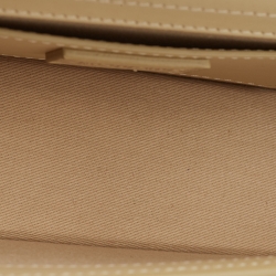 Pre Owned Jacquemus Cream Leather Le Bambino Shoulder Bag