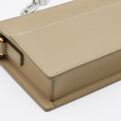 مملوكة مسبقًا Jacquemus Green Leather Le Sac Ciuciu Shoulder Bag