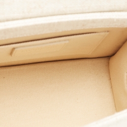 Pre Owned Jacquemus Light Beige Canvas Le Chiquito Top Handle Bag