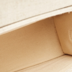 Pre Owned Jacquemus Light Beige Canvas Le Chiquito Top Handle Bag