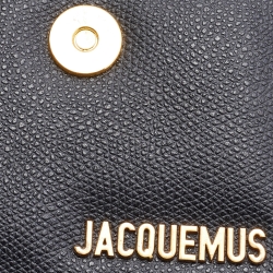 Pre Owned Jacquemus Black Leather Mini Le Chiquito Bag
