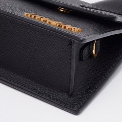 Pre Owned Jacquemus Black Leather Mini Le Chiquito Bag