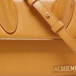 Jacquemus Tan Leather Le Chiquito Moyen Top Handle Bag